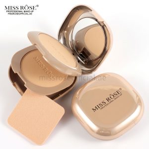 Miss Rose Metallic Compact Powder 2in1