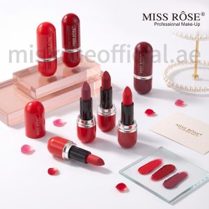 Miss Rose Capsule Lipstick (Set of 12 Pieces)