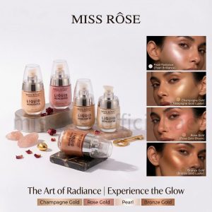 Miss Rose Liquid Highlighter (Set of 6 Pieces)