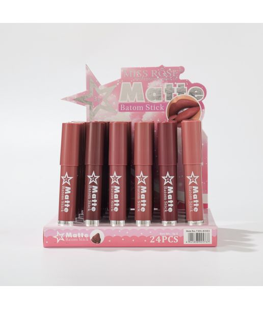 Miss Rose Matte Lip Batom Crayon