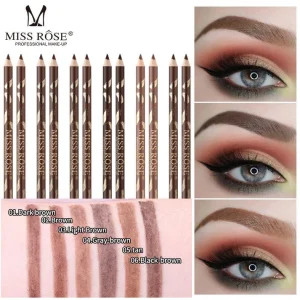 Miss Rose 2in1 Eye brow Pencil (Set of 6 Pencils)