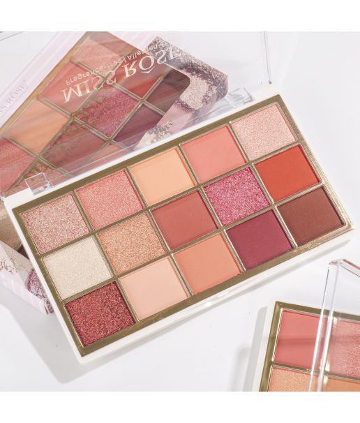Miss Rose 15 Color Eyeshadow (Set of 2 Palettes) - Image 6