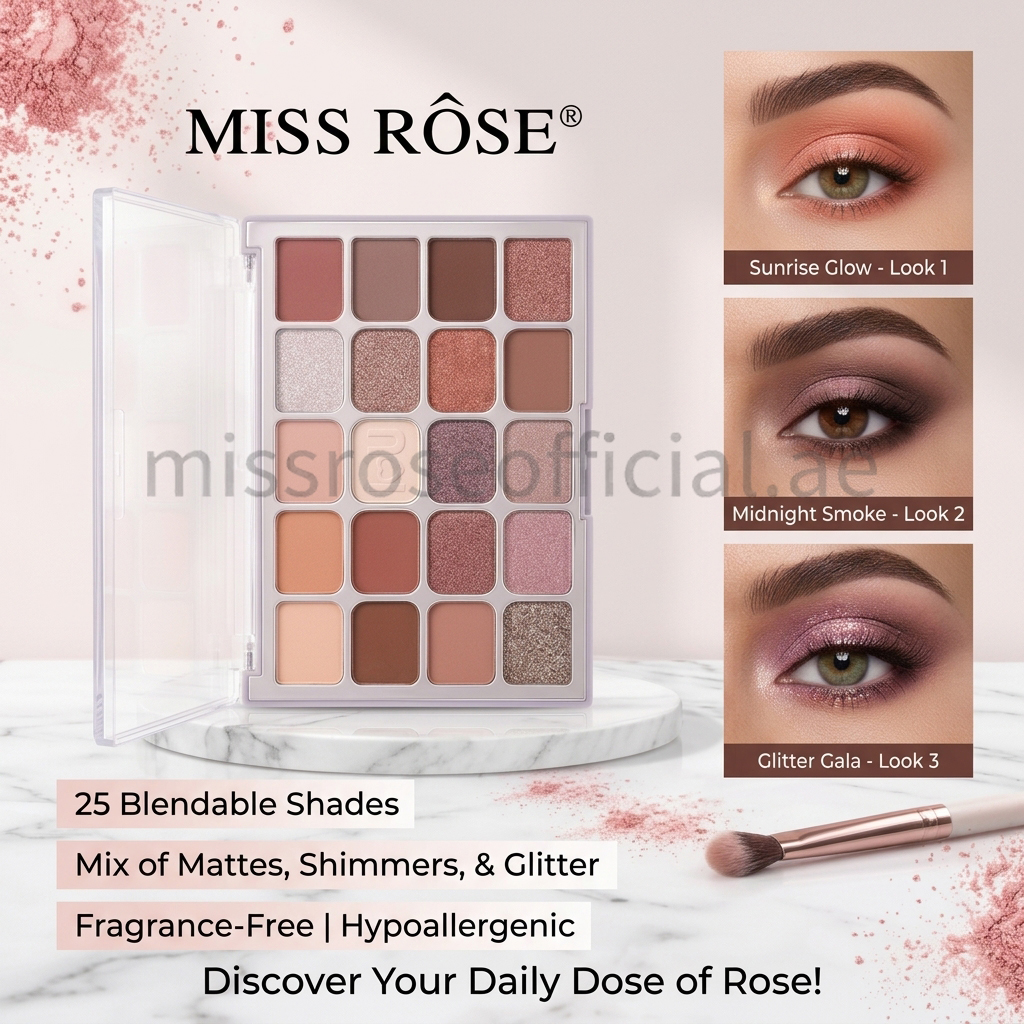 Miss Rose 20 Color Eyeshadow (Set of 2 Palettes) - Image 2