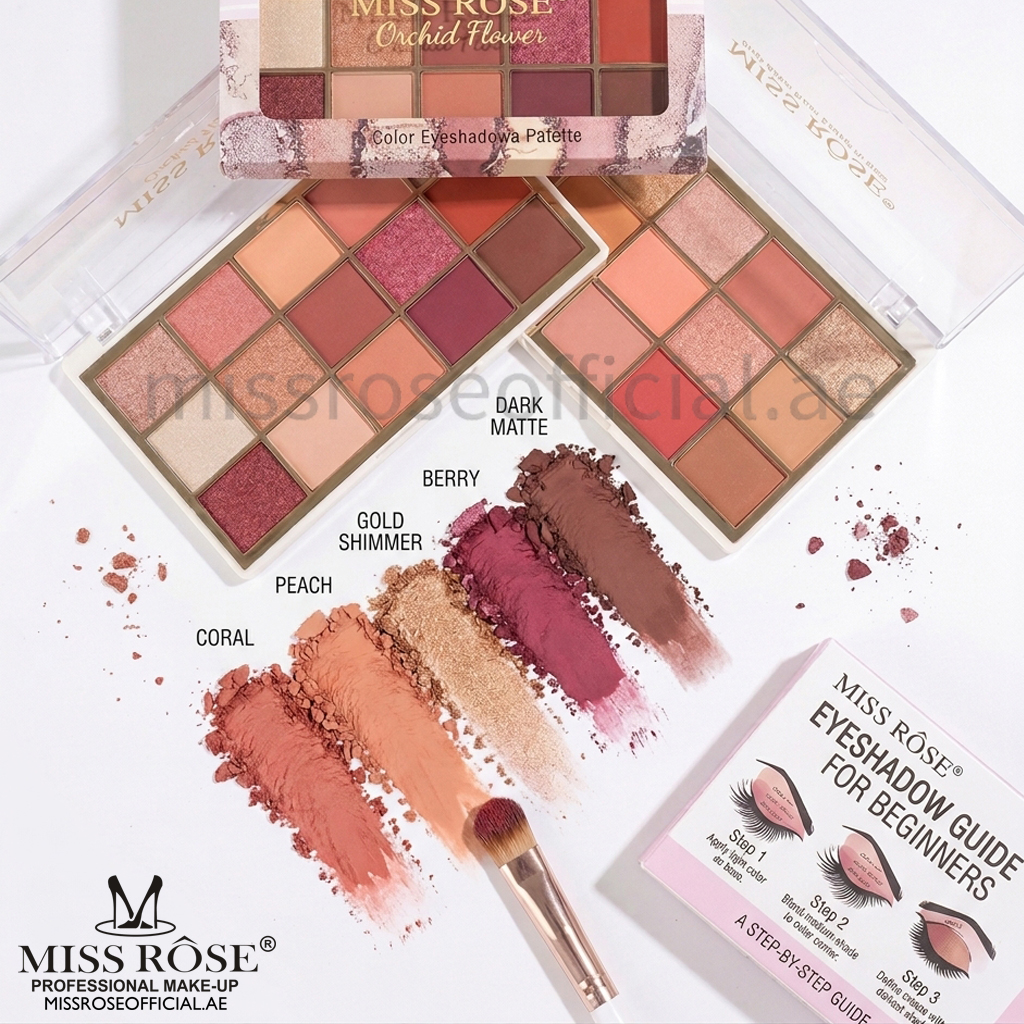 Miss Rose 15 Color Eyeshadow (Set of 2 Palettes) - Image 4