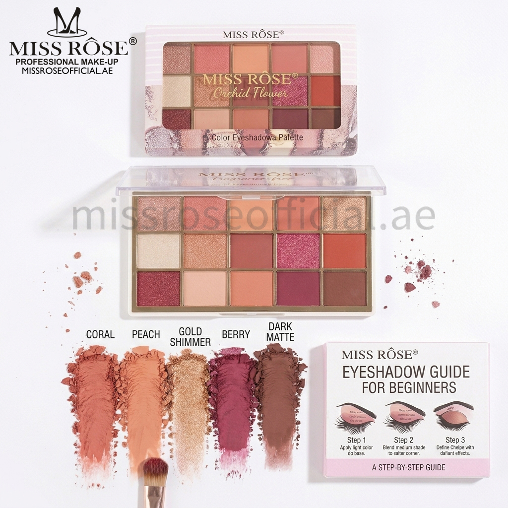 Miss Rose 15 Color Eyeshadow (Set of 2 Palettes) - Image 5