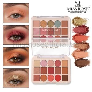 Miss Rose 15 Color Eyeshadow (Set of 3 Palettes)