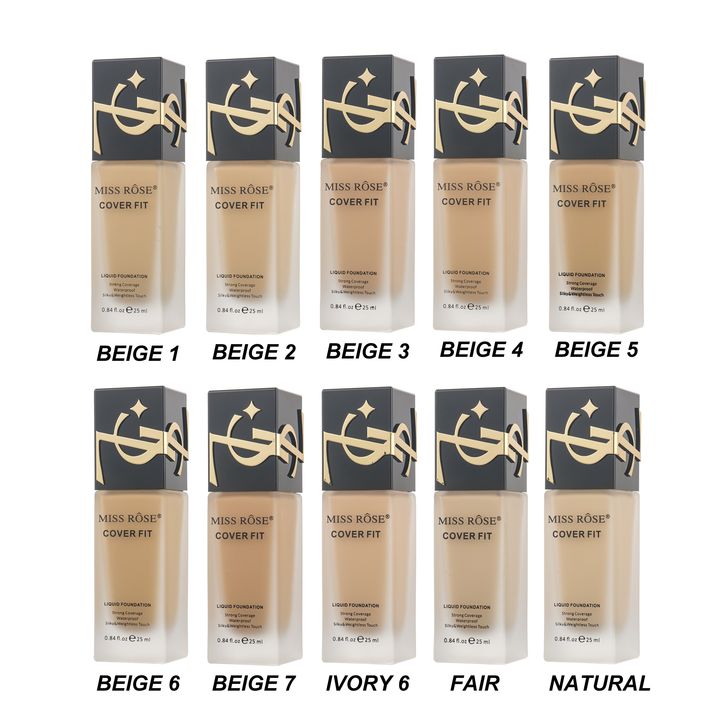 Miss Rose YSL Cover Fit Liquid Foundation - Image 7