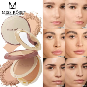 Miss Rose Oil Control Flawless Compact Powder 2in1