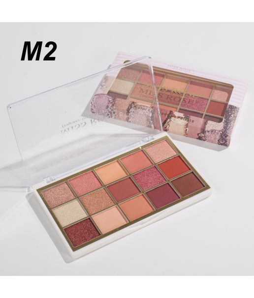 Miss Rose 15 Color Eyeshadow (Set of 2 Palettes) - Image 9