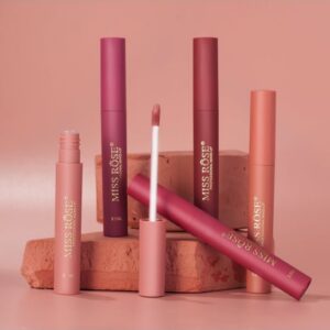 Miss Rose Hydra-Matte Long Lasting Lip Gloss (Set of 8 Pieces)