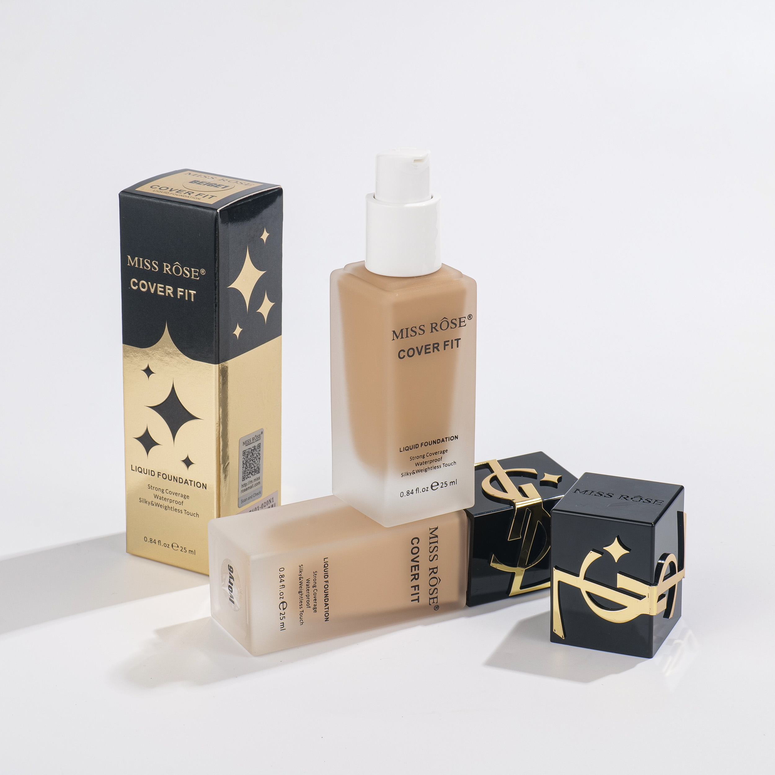 Miss Rose YSL Cover Fit Liquid Foundation - Image 4