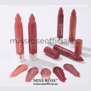 Miss Rose Matte Lip Crayons Set of 6 Red A