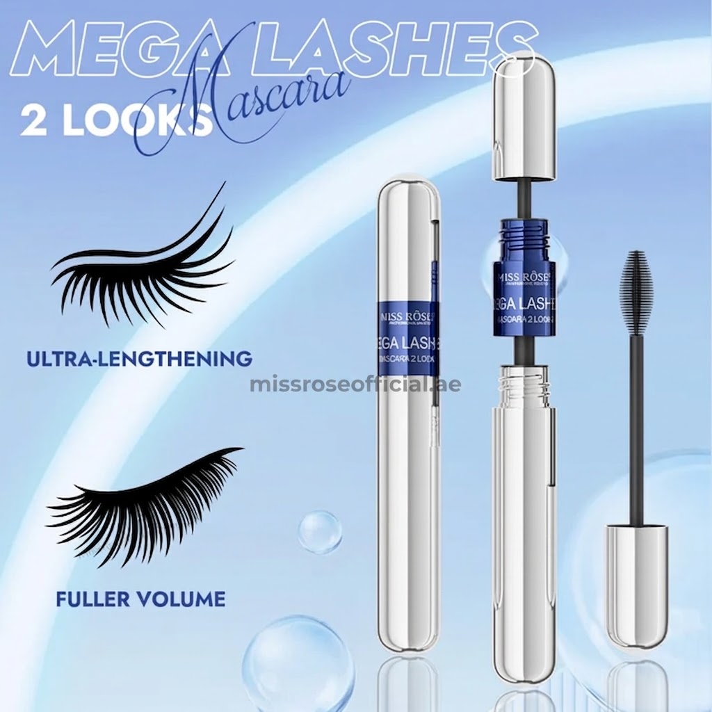 MISS RÔSE® Mega Lashes Mascara 2 Looks - 2 in 1 - Image 12