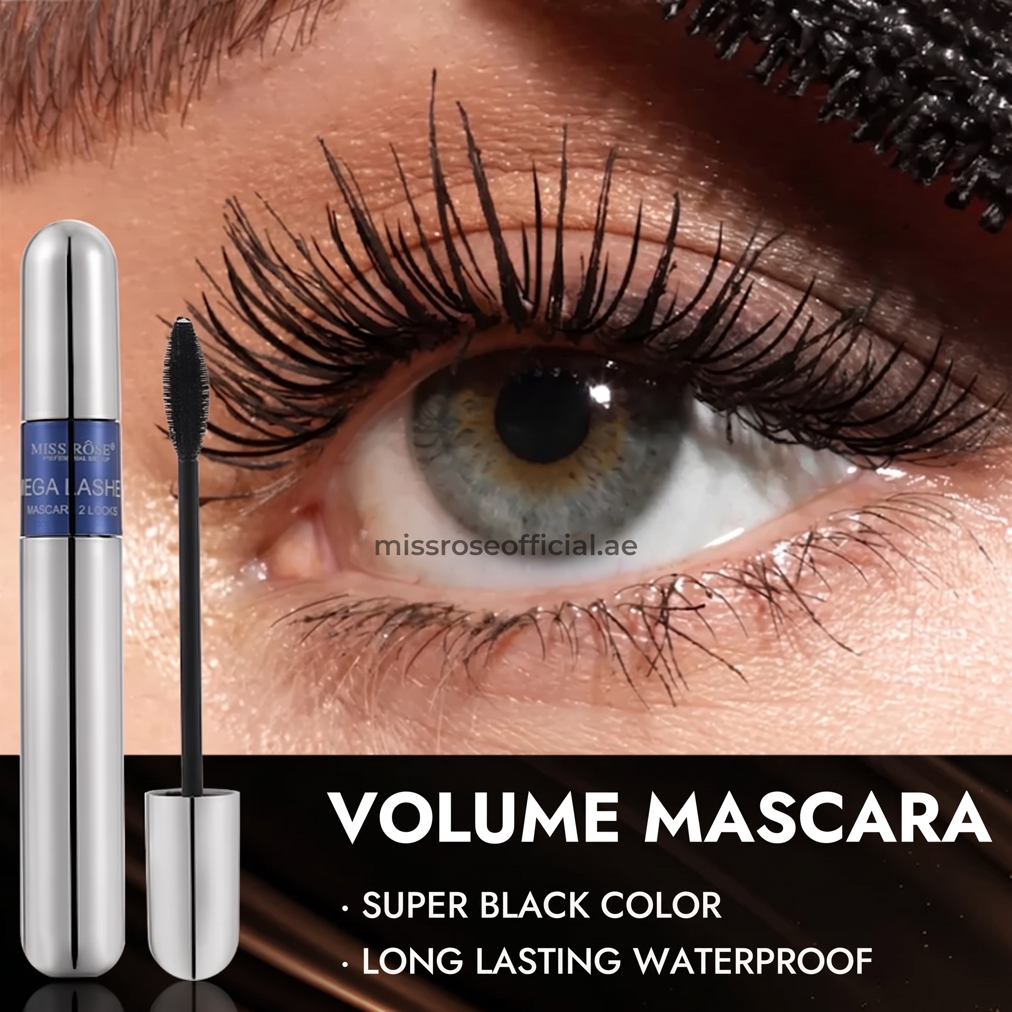 MISS RÔSE® Mega Lashes Mascara 2 Looks - 2 in 1 - Image 2