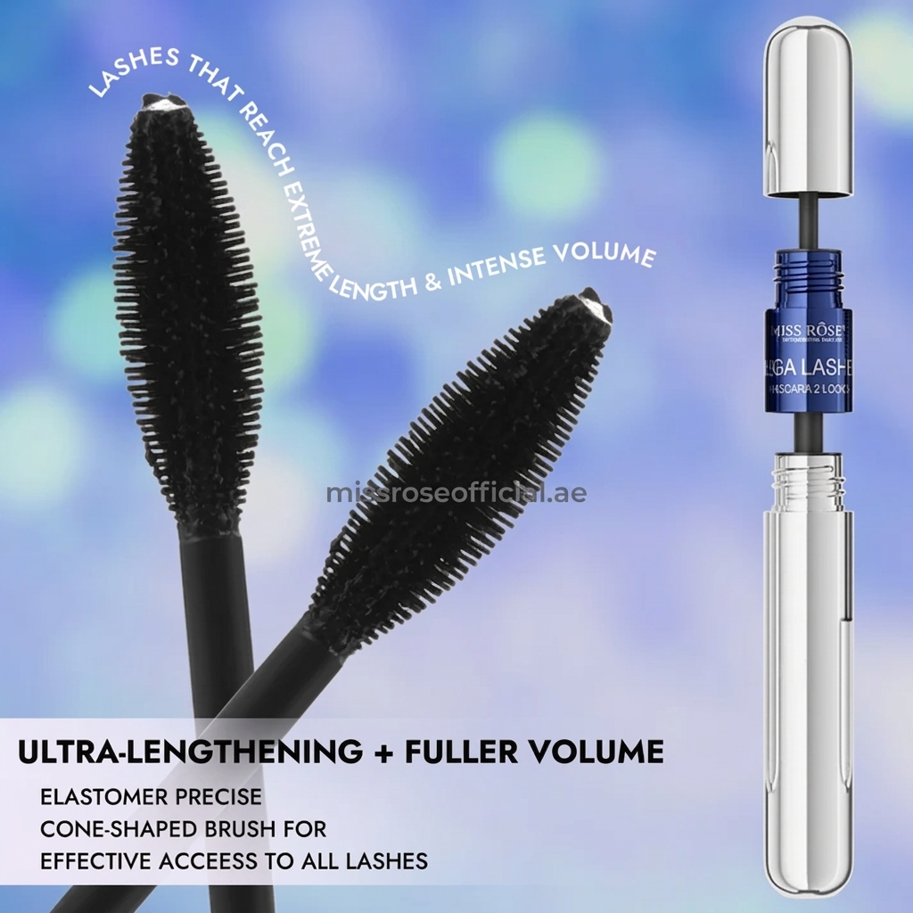 MISS RÔSE® Mega Lashes Mascara 2 Looks - 2 in 1 - Image 9