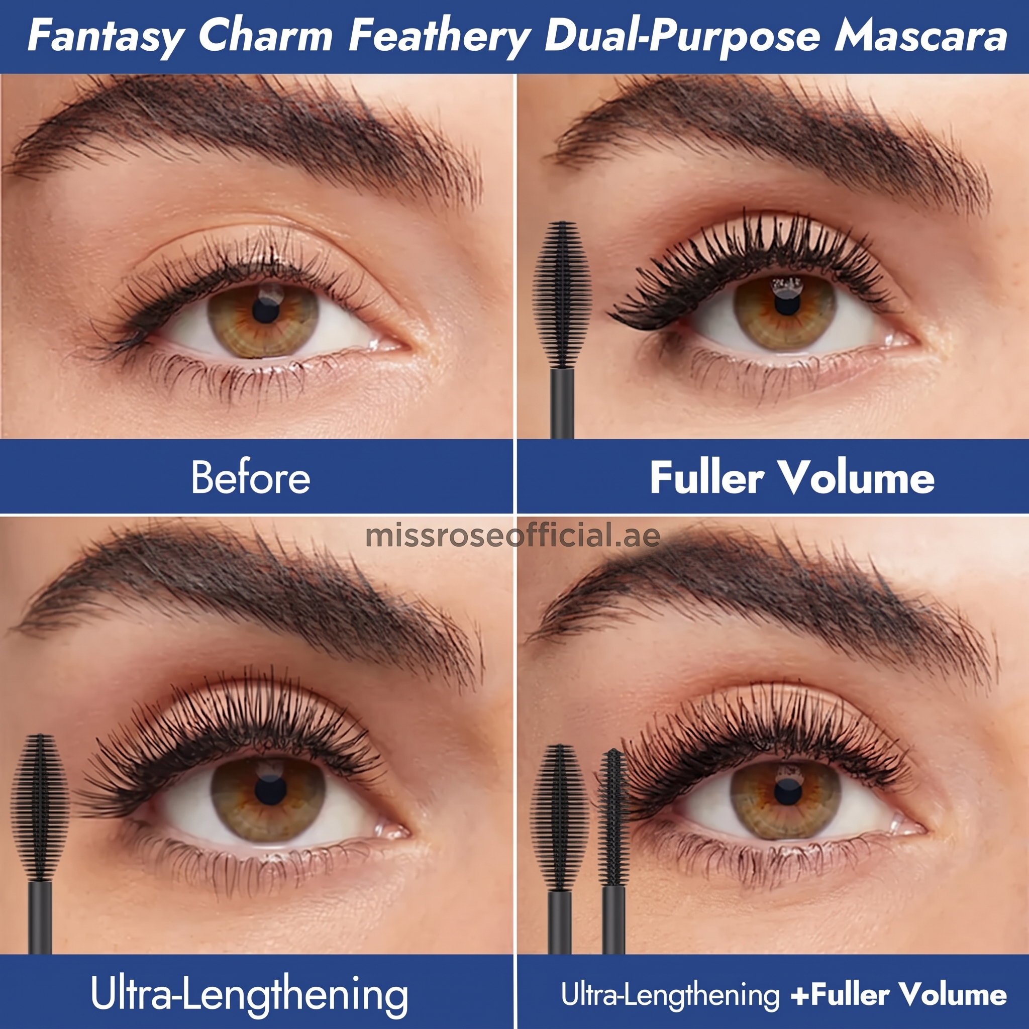 MISS RÔSE® Mega Lashes Mascara 2 Looks - 2 in 1 - Image 5